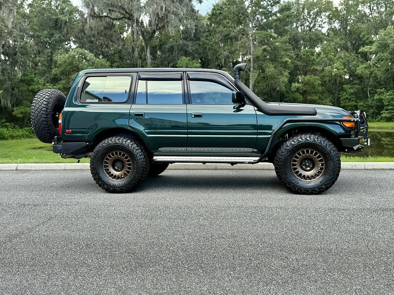 DOBINSONS SIDE STEPS WITH SIDE RAILS – SR59-162 for Toyota Land Cruiser 80
