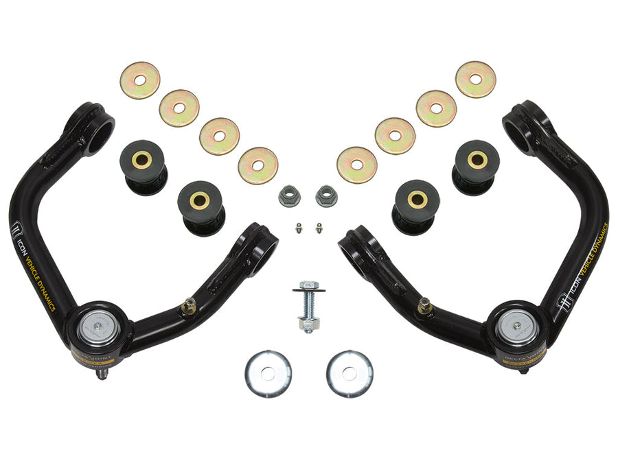 ICON 1996-2004 Toyota Tacoma/1996-2002 Toyota 4Runner, Tubular Upper Control Arm w/Delta Joint Kit for Toyota Tacoma