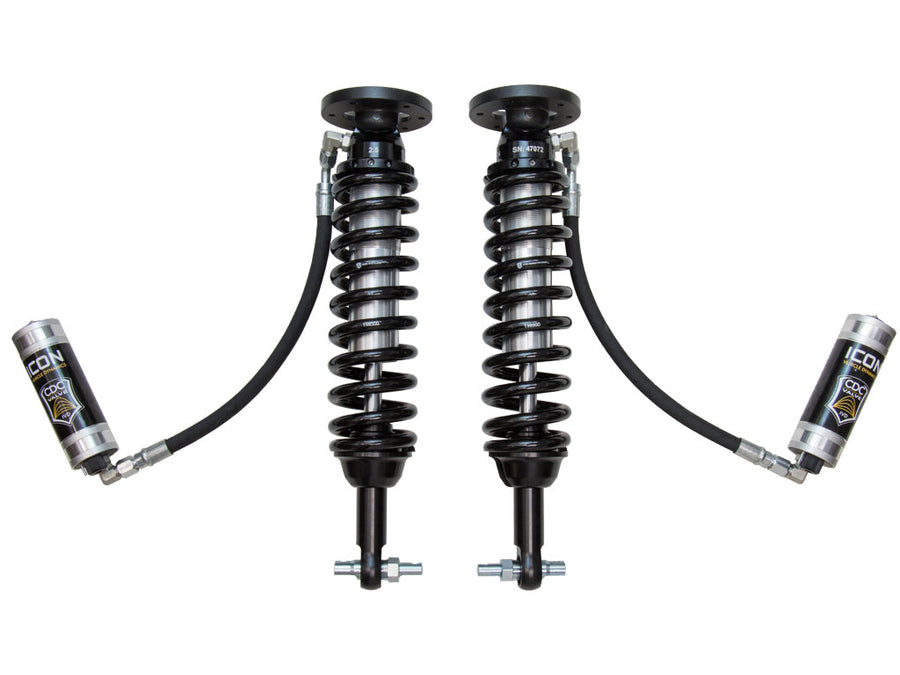 ICON 2015-20 Ford F150 2WD, 1.75-3” Lift, Front 2.5 VS RR/CDCV Coilover Kit for Ford F-150