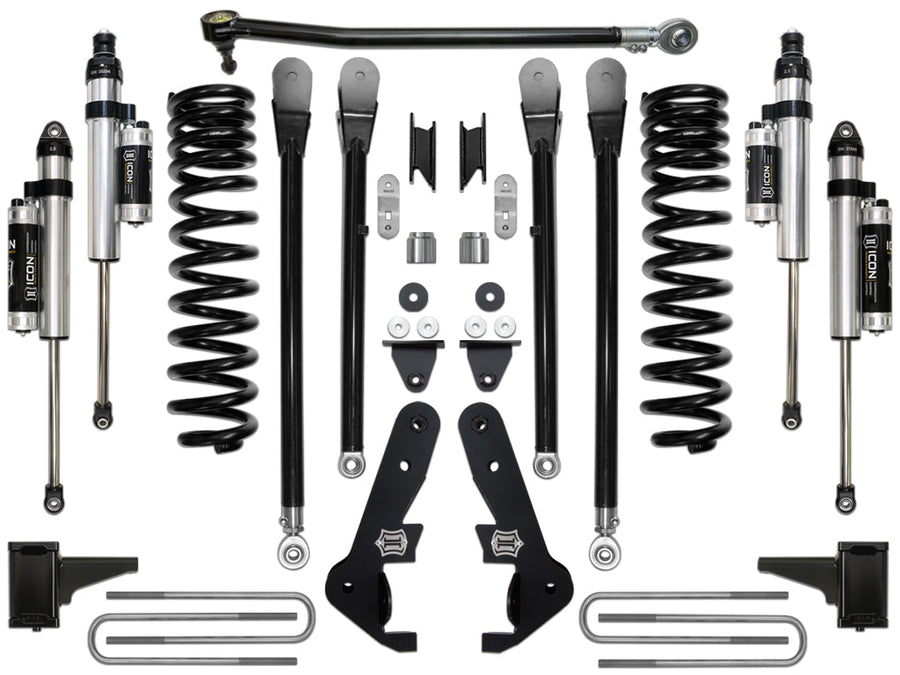 ICON 2017-2019 Ford F250/F350, 4.5" Lift, Stage 4 Suspension System for Ford Super Duty