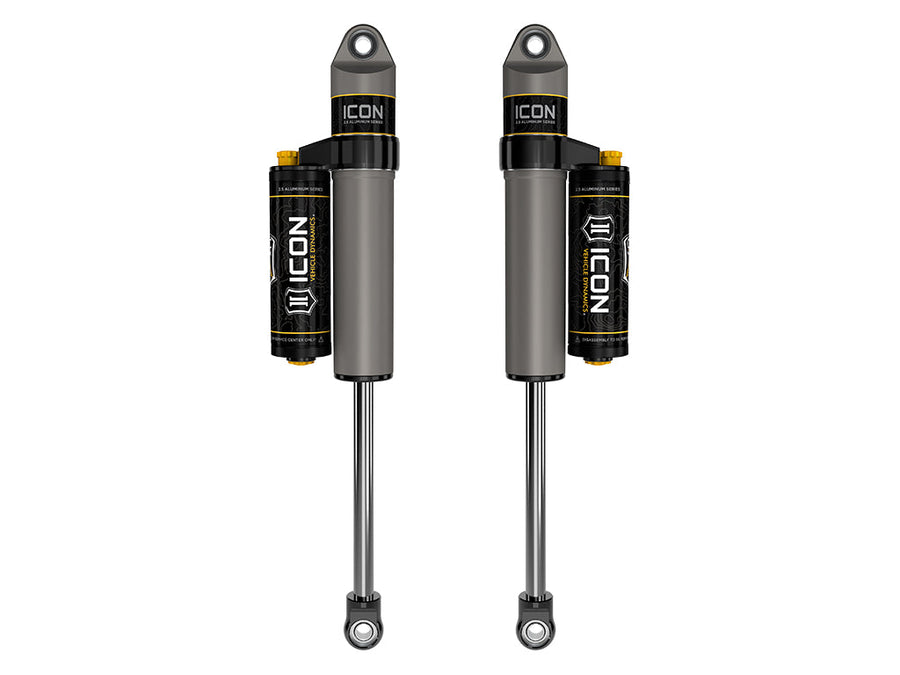 ICON 2023-2026 GMC Canyon/Chevrolet Colorado, 0-1” Lift, Rear, V.S. 2.5 Aluminum Series Shock Absorbers, Piggyback Reservoir w/ CDCV, Pair for Chevrolet Colorado
