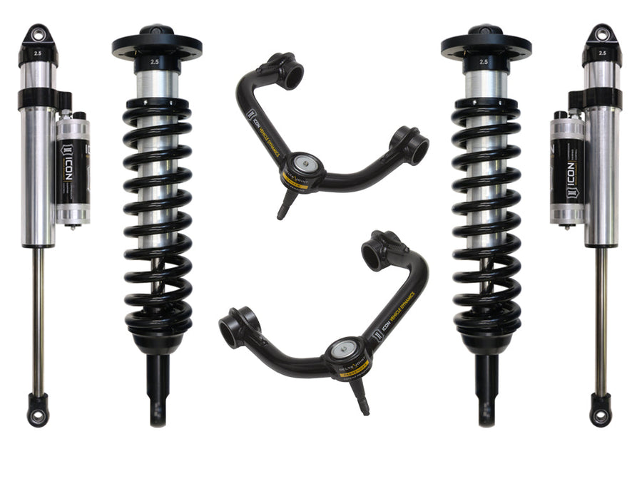 ICON 2004-2008 Ford F-150 4WD, 0-2.63" Lift, Stage 4 Suspension System, Tubular for Ford F-150