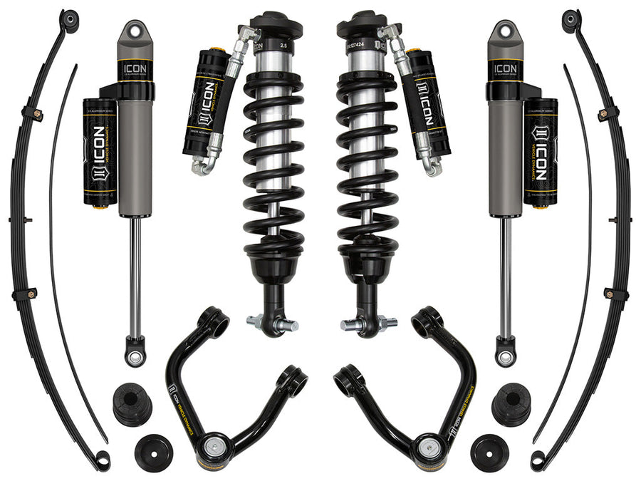 ICON 19-21 Ford Ranger, 0-3.5" Lift, Stage 7 Susp System, Tubular UCA Al Knuckle for Ford Ranger