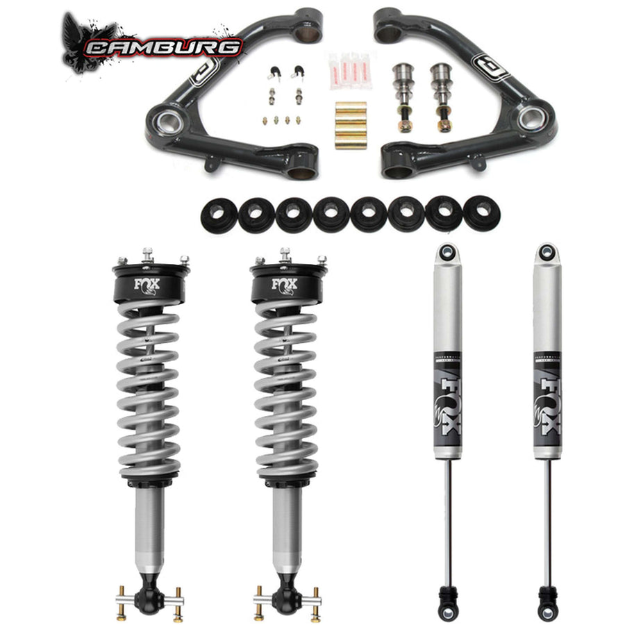 Camburg Engineering 2WD/4WD 2019-2024 Chevrolet Silverado 1500 | GMC Sierra 1500 Excludes Trail Boss/AT4 FOX 2.0 Performance Lift Kit CAM-210083-U for the Chevrolet Silverado, GMC Sierra