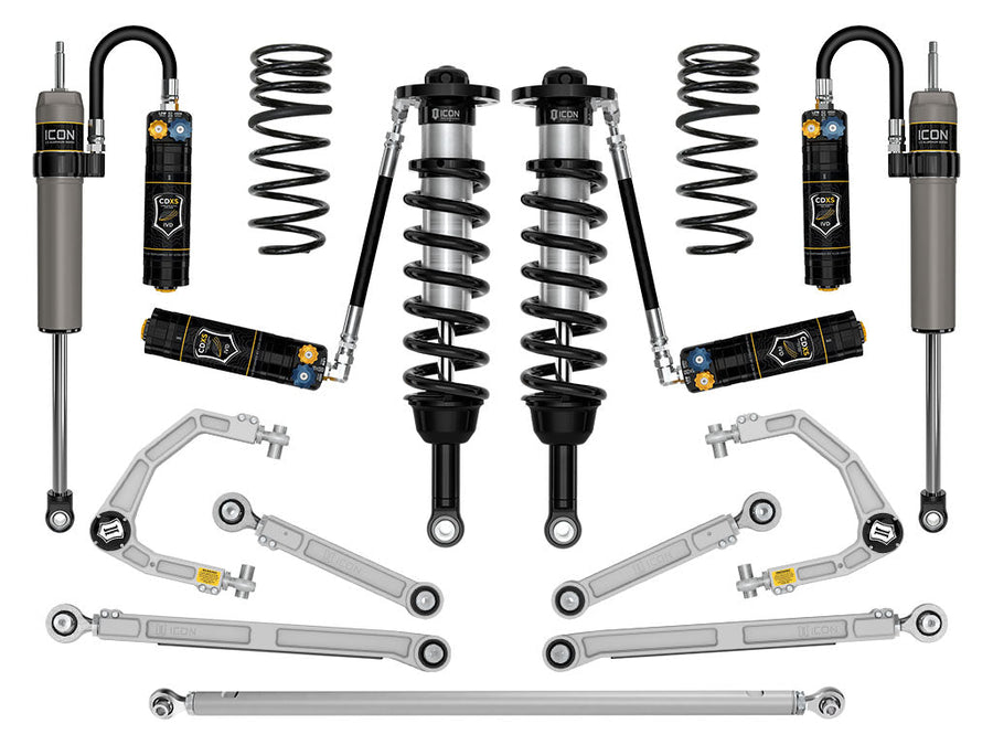 ICON 2025-2026 Toyota 4Runner 2WD, 1.25-3" Lift, Stage 11 Suspension System, Billet for Toyota 4Runner