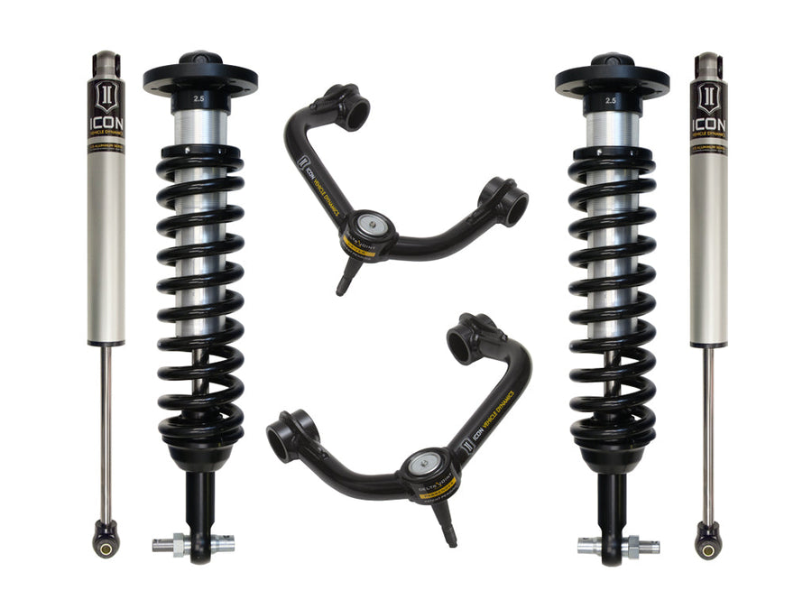 ICON 2014 Ford F150 4WD, 0-2.63" Lift, Stage 2 Suspension System, Tubular UCA for Ford F-150