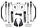 ICON 2023-2025 Ford F-250/F-350 Super Duty 4WD, Diesel, 4.5" Lift, Stage 1 Suspension System w/ Expansion Packs for Ford Super Duty