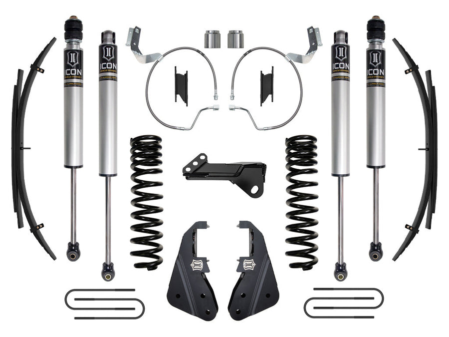 ICON 2023-2025 Ford F-250/F-350 Super Duty 4WD, Diesel, 4.5" Lift, Stage 1 Suspension System w/ Expansion Packs for Ford Super Duty