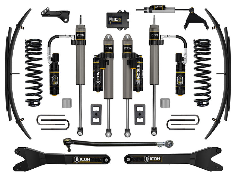 ICON 2023-2025 Ford F-250/F-350 Super Duty 4WD, Gas, 2.5" Lift, Stage 6 Suspension System w/ Radius Arms and Expansion Packs for Ford Super Duty