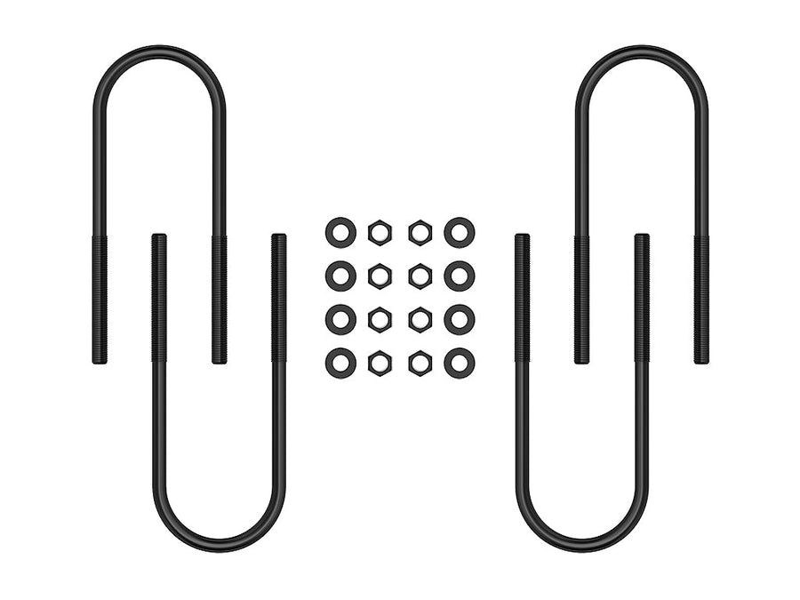 ICON 1999-10 Ford F250/F350 SD Dually, Rear 12” U-Bolt Kit for Ford Super Duty
