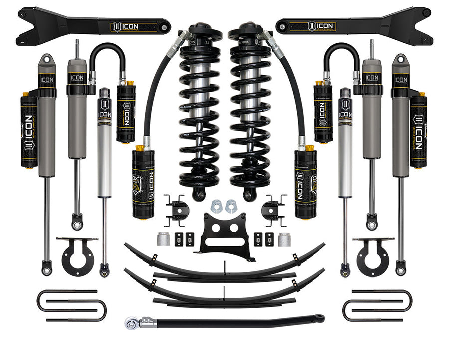 ICON 11-16 Ford F250/F350, 2.5-3" Lift, Stage 6 Coilover System w/ Leaf Springs for Ford Super Duty