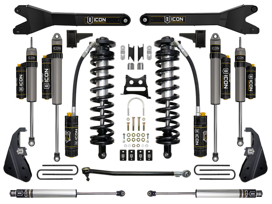 ICON 17-22 Ford F250/F350, 4-5.5" Lift Stage 6 Suspension System, w/Radius Arm for Ford Super Duty