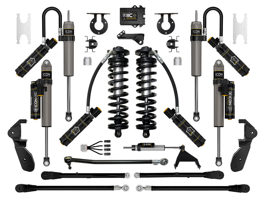 ICON 2023-2025 Ford F-250/F-350 Super Duty 4WD, 2.5-3" Lift, Stage 7 Coilover Conversion System with 4-Link for Ford Super Duty
