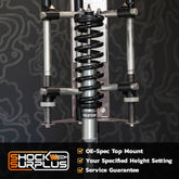 Bilstein 6112 Strut & Spring Assembled + Rear 5160 Reservoir Shocks Set for 2010-2024 Lexus GX460 Front Heavy Load 4WD for Lexus GX460