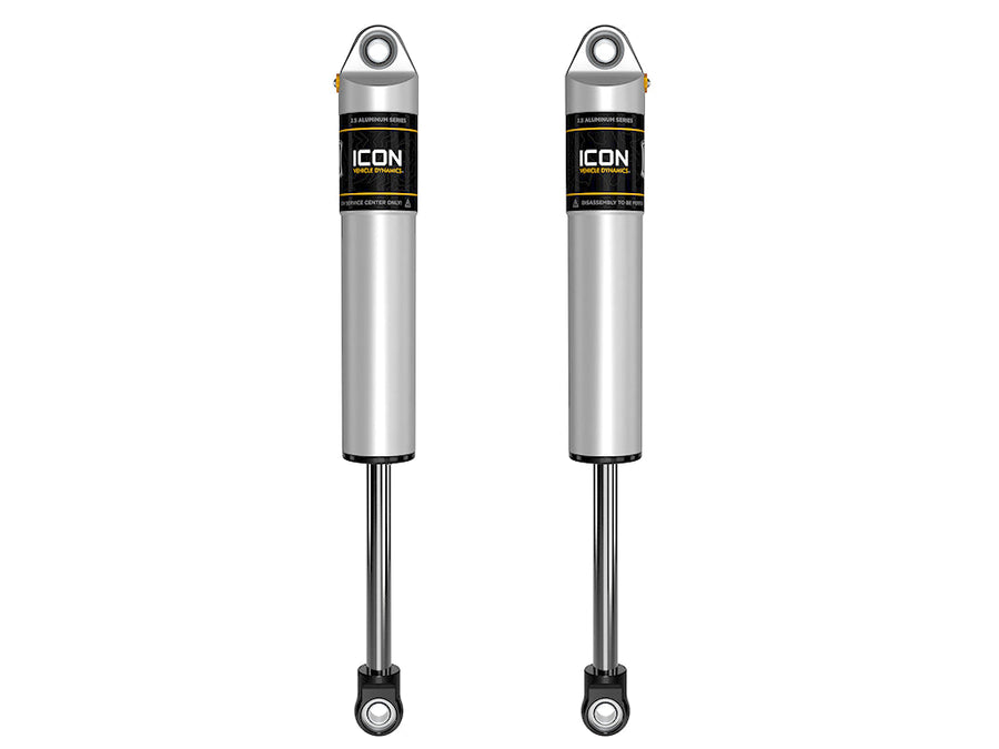 ICON 2001-Up GM 2500/3500 HD, 0-1” Lift, Rear 2.5 VS Shocks, Pair for Chevrolet Silverado
