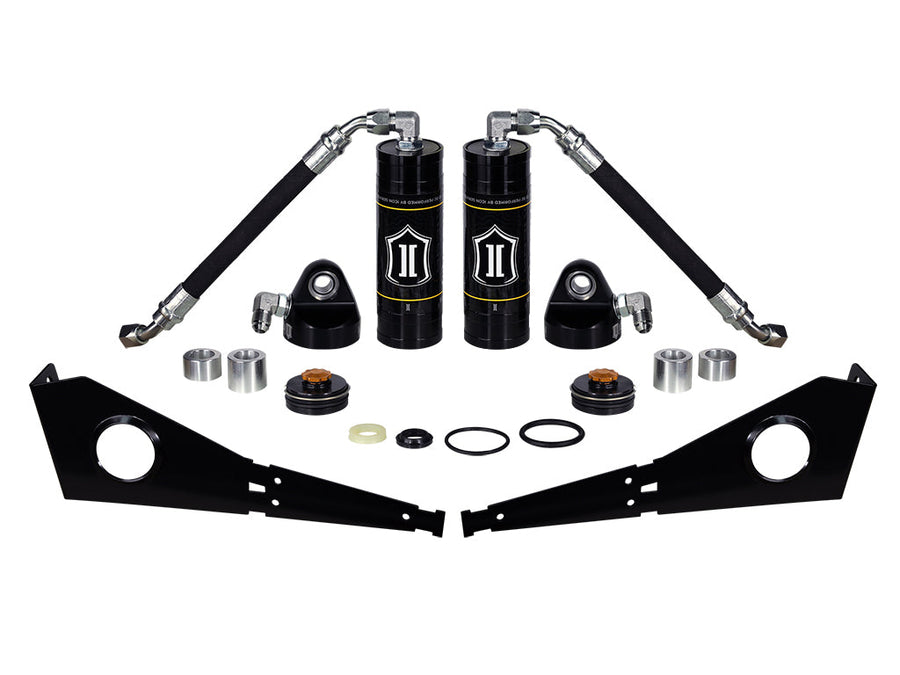 ICON 2005-2023 Toyota Tacoma/2003-2024 4Runner/2007-2014 FJ Cruiser, Front, Coilover Reservoir Upgrade Kit w/ Seals, Pair for Toyota Tacoma