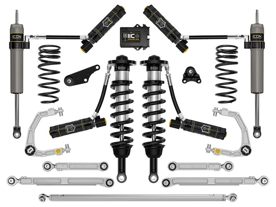 ICON 2024-2025 Toyota Tacoma 1.25-3" Lift, Stage 13 Suspension System, Billet, Overland Rear Springs for Toyota Tacoma