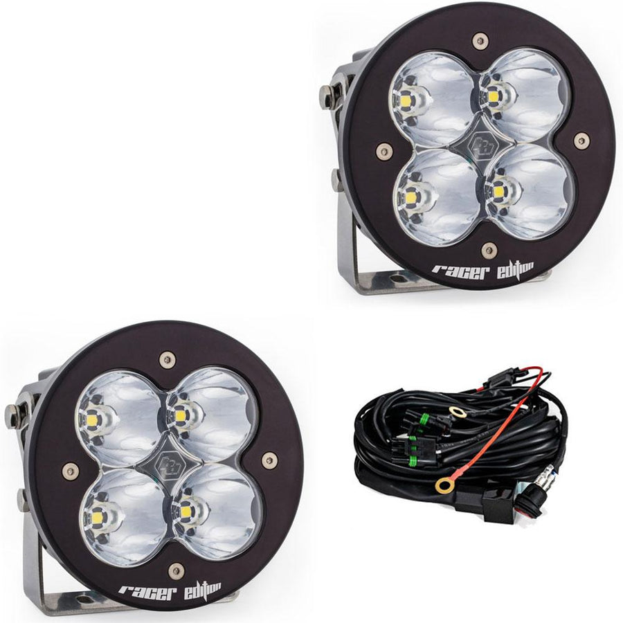 XL-R Racer Edition LED Auxiliary Light Pod Pair Racer Spot Clear