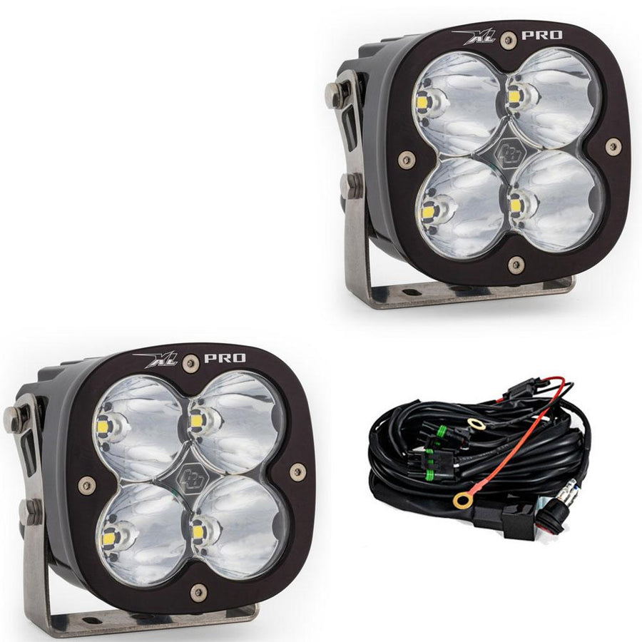 XL Pro LED Auxiliary Light Pod Pair Spot Clear