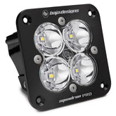 Squadron Pro Black Flush Mount LED Auxiliary Light Pod Spot Clear