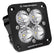 Squadron Pro Black Flush Mount LED Auxiliary Light Pod Spot Clear