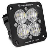 Squadron Pro Black Flush Mount LED Auxiliary Light Pod Wide Cornering Clear