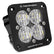 Squadron Pro Black Flush Mount LED Auxiliary Light Pod Wide Cornering Clear