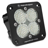 Squadron Pro Black Flush Mount LED Auxiliary Light Pod Work/Scene Clear