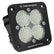 Squadron Pro Black Flush Mount LED Auxiliary Light Pod Work/Scene Clear