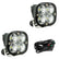 Squadron Pro Black LED Auxiliary Light Pod Pair Spot Clear