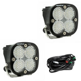 Squadron Pro Black LED Auxiliary Light Pod Pair Work/Scene Clear