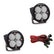 Squadron-R Pro Black LED Auxiliary Light Pod Pair Work/Scene Clear