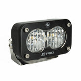 S2 Pro Black LED Auxiliary Light Pod Wide Cornering Clear