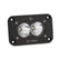 S2 Pro Black Flush Mount LED Auxiliary Light Pod Spot Clear