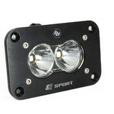 S2 Sport Black Flush Mount LED Auxiliary Light Pod Spot Clear