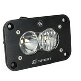S2 Sport Black Flush Mount LED Auxiliary Light Pod Driving/Combo Clear