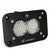 S2 Sport Black Flush Mount LED Auxiliary Light Pod Work/Scene Clear