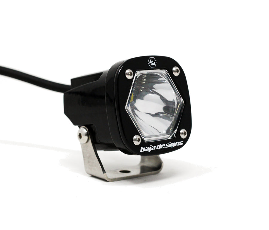 S1 Black LED Auxiliary Light Pod Spot Clear