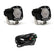 S1 Black LED Auxiliary Light Pod Pair Work/Scene Clear