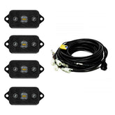 LED Rock Light Kit Clear