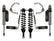 ICON 2021-2025 Ford F-150 Tremor, 2.5-3" Lift, Stage 4 Suspension System, Billet, CDXS for Ford F-150