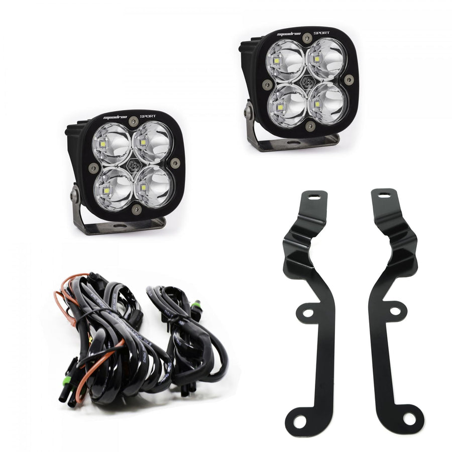 Chevy Squadron Sport A-Pillar Light Kit - Chevrolet 2019-24 Silverado 1500 Spot Clear