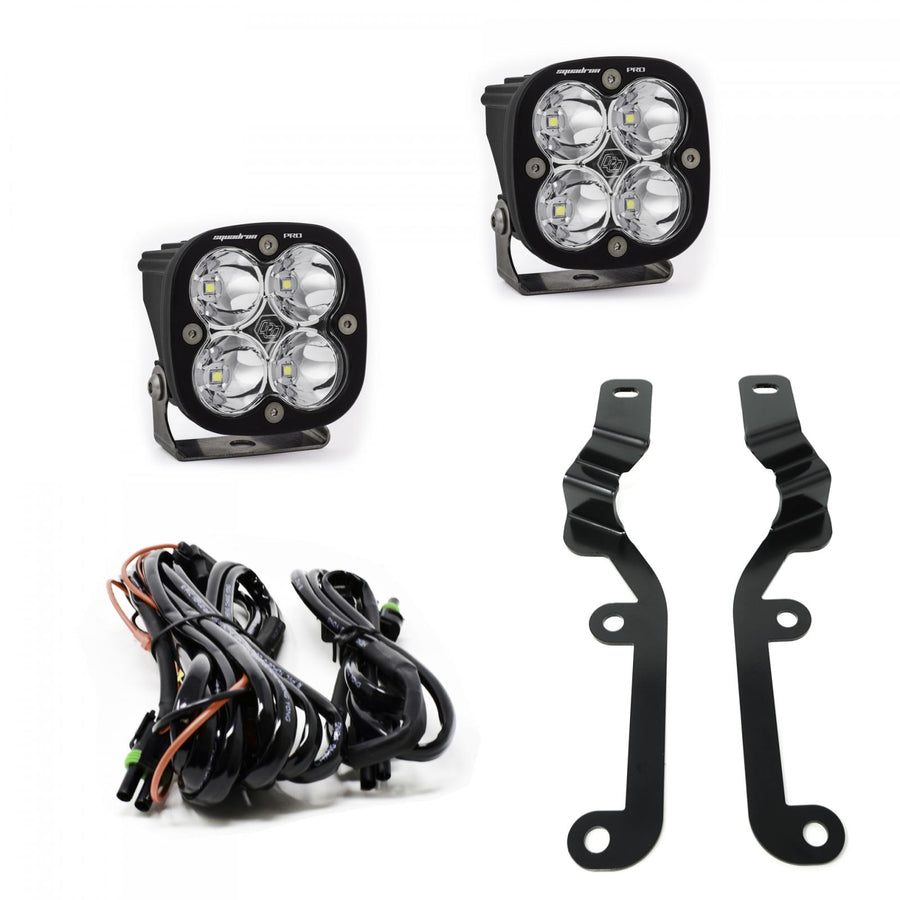 Chevy Squadron Pro A-Pillar Light Kit - Chevrolet 2019-24 Silverado 1500 Spot Clear