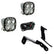 Chevy/GMC Squadron Pro A-Pillar Light Kit - Chevy/GMC 2007-13 Avalanche / Silverado/Sierra 1500/2500HD/3500HD {'07 New Body Style} / Tahoe / Yukon Spot Clear