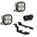 Chevy/GMC Squadron Pro A-Pillar Light Kit - Chevy/GMC 2014-18 Silverado/Sierra 1500; 2015-19 Colorado/Canyon Spot Clear
