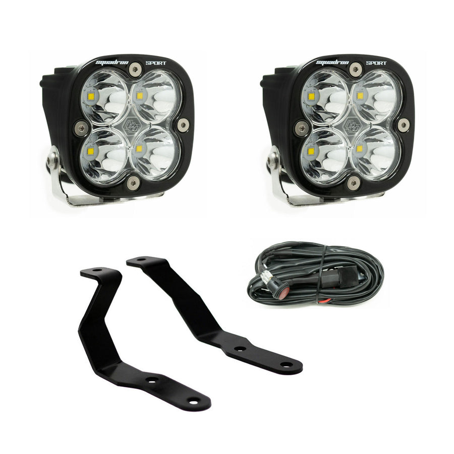 Ford Squadron Sport A-Pillar Light Kit - Ford 2019-2023 Ranger Driving/Combo Clear