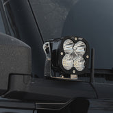 Ford XL80 A-Pillar Light Kit - Ford 2021-2026 Bronco; 2022-2026 Bronco Raptor Driving/Combo Clear