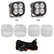 Ford XL Pro A-Pillar Light Kit - Ford 2021-2026 Bronco; 2022-2026 Bronco Raptor Spot Clear