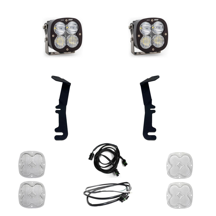 RAM XL80 A-Pillar Light Kit - RAM 2019-24 1500 Rebel; 2021-24 1500 TRX Driving/Combo Clear