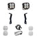 RAM XL Sport A-Pillar Light Kit - RAM 2019-24 1500 Rebel; 2021-24 1500 TRX Driving/Combo Clear
